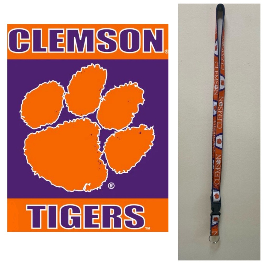 Clemson Tigers college unisex-adult Team Lanyard